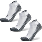 Balega Silver No Show Socks, White, 3 Pack - Forza Sports
