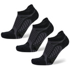 Balega Ultraglide No Show Socks, Black, 3 Pack - Forza Sports