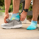 Balega Ultraglide No Show Socks, Heather Gray, 3 Pack - Forza Sports