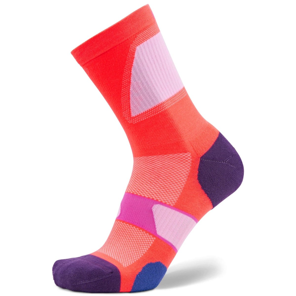 Balega UltraGlide with Lycra Dry Mini Crew Socks, Coral - Forza Sports