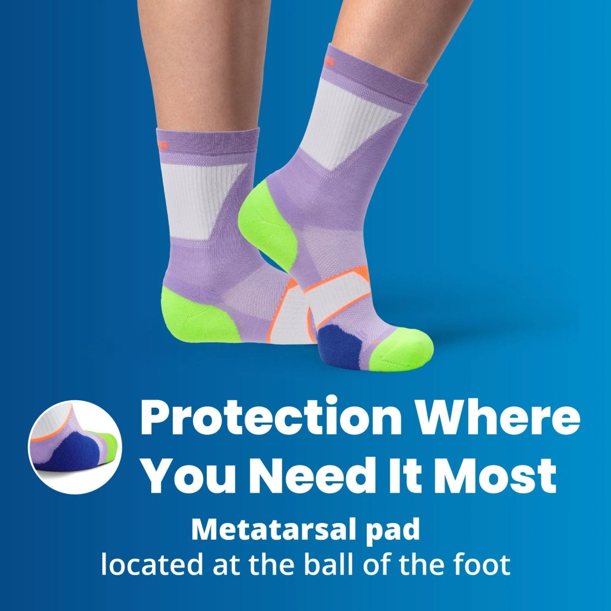 Balega UltraGlide with Lycra Dry Mini Crew Socks, Coral - Forza Sports