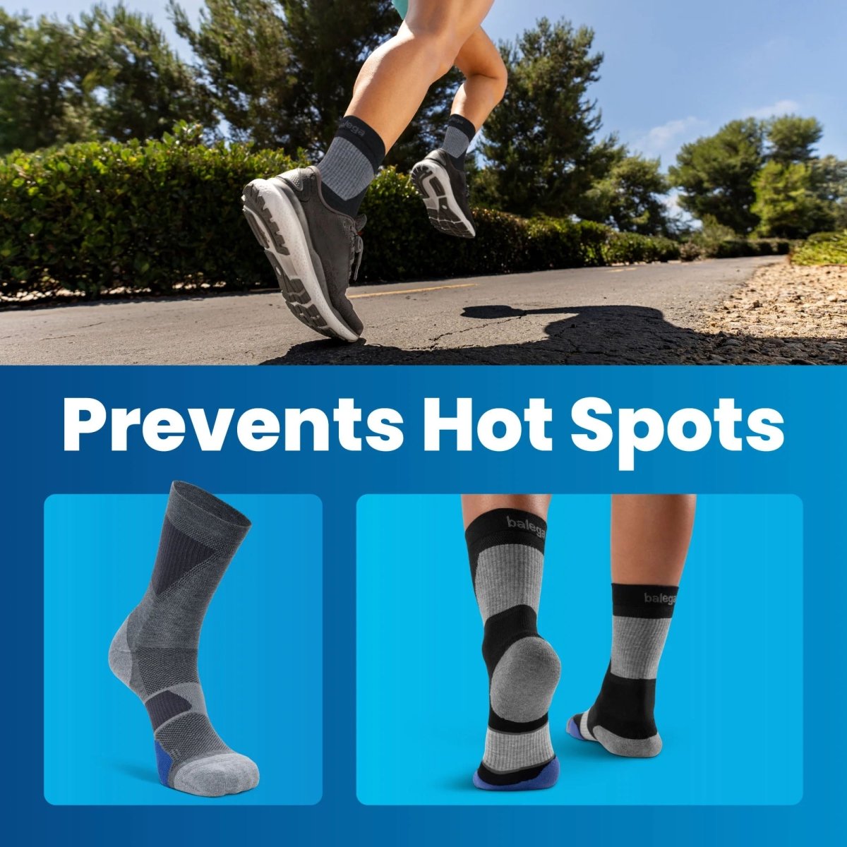 Balega UltraGlide with Lycra Dry Mini Crew Socks, Coral - Forza Sports