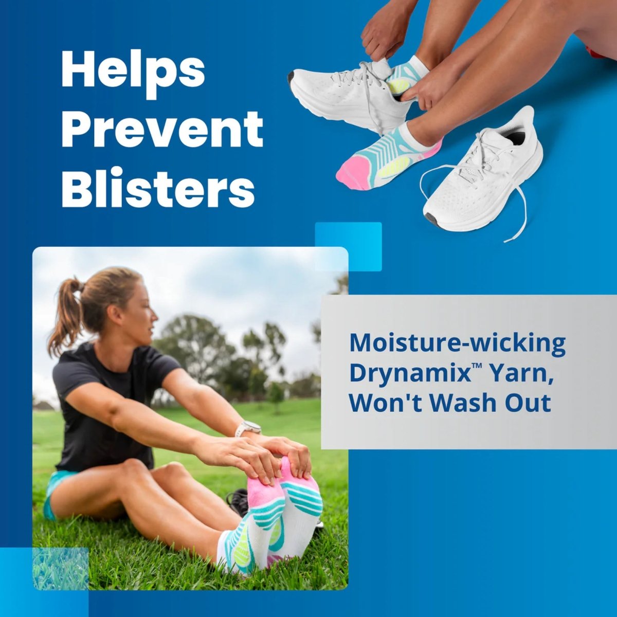 Balega UltraLight Crew Running Socks - Gray/White - Forza Sports