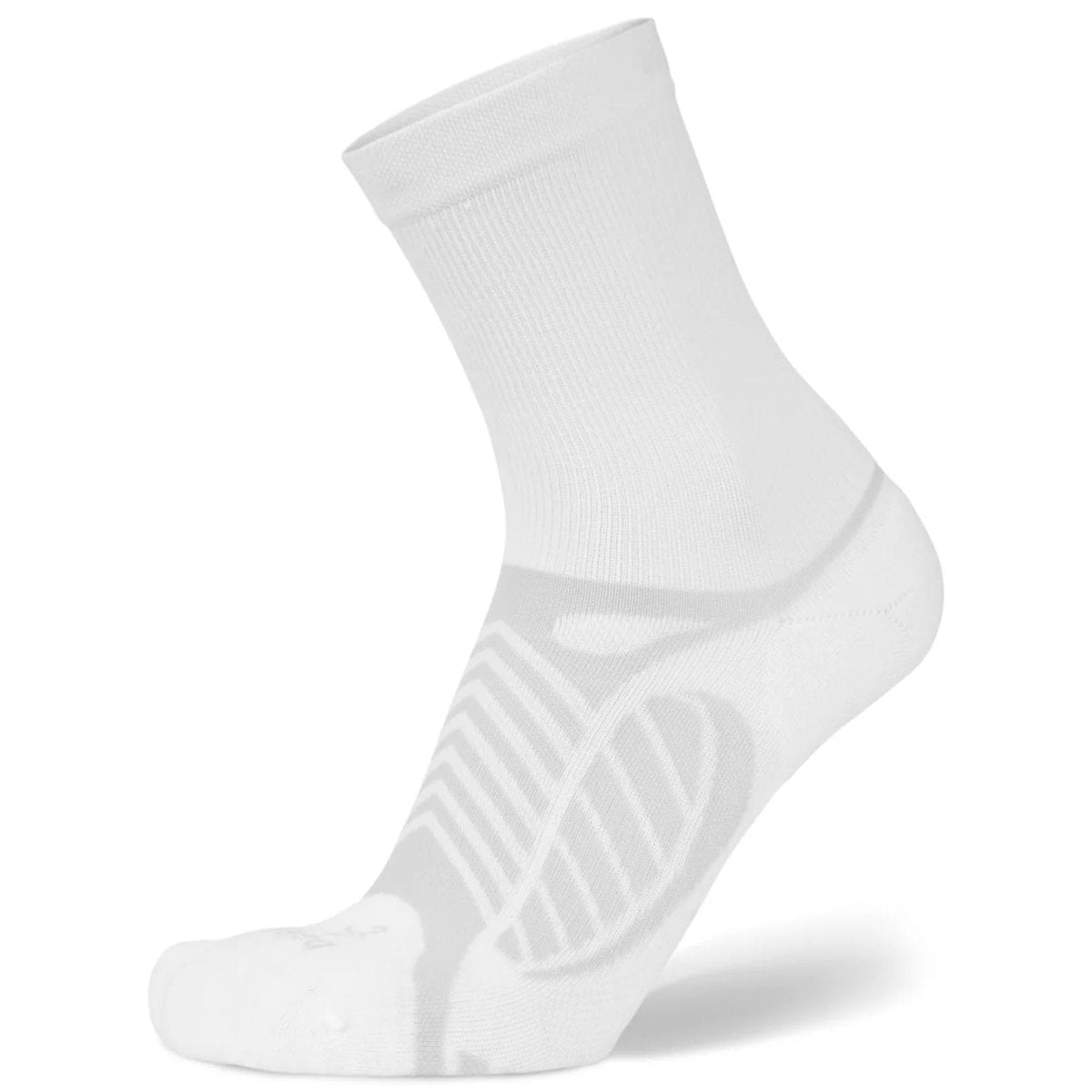Balega Ultralight Mini Crew Socks, White - Forza Sports