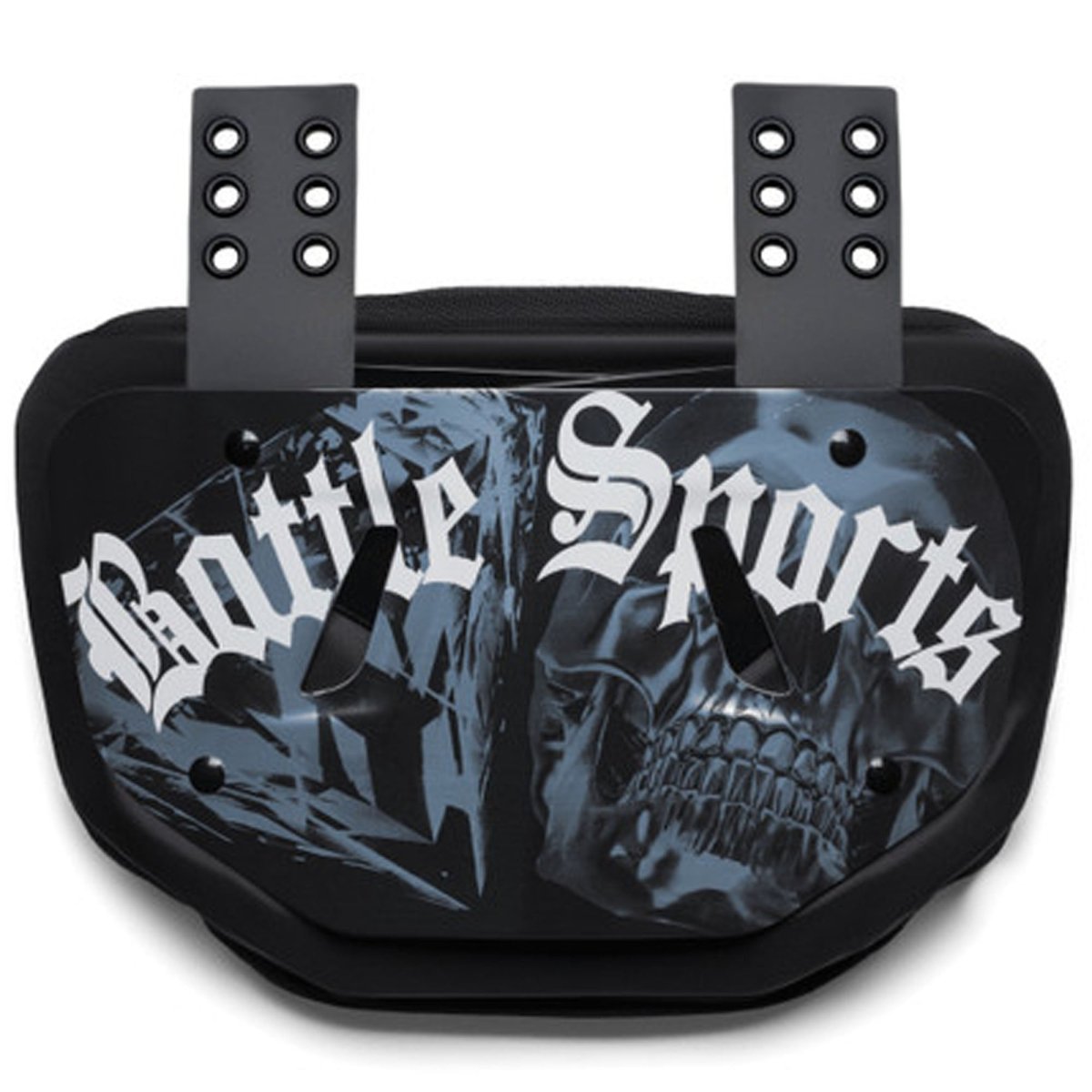 Battle Sports - "Chrome Skulls" Football Backplate - Youth - Forza Sports