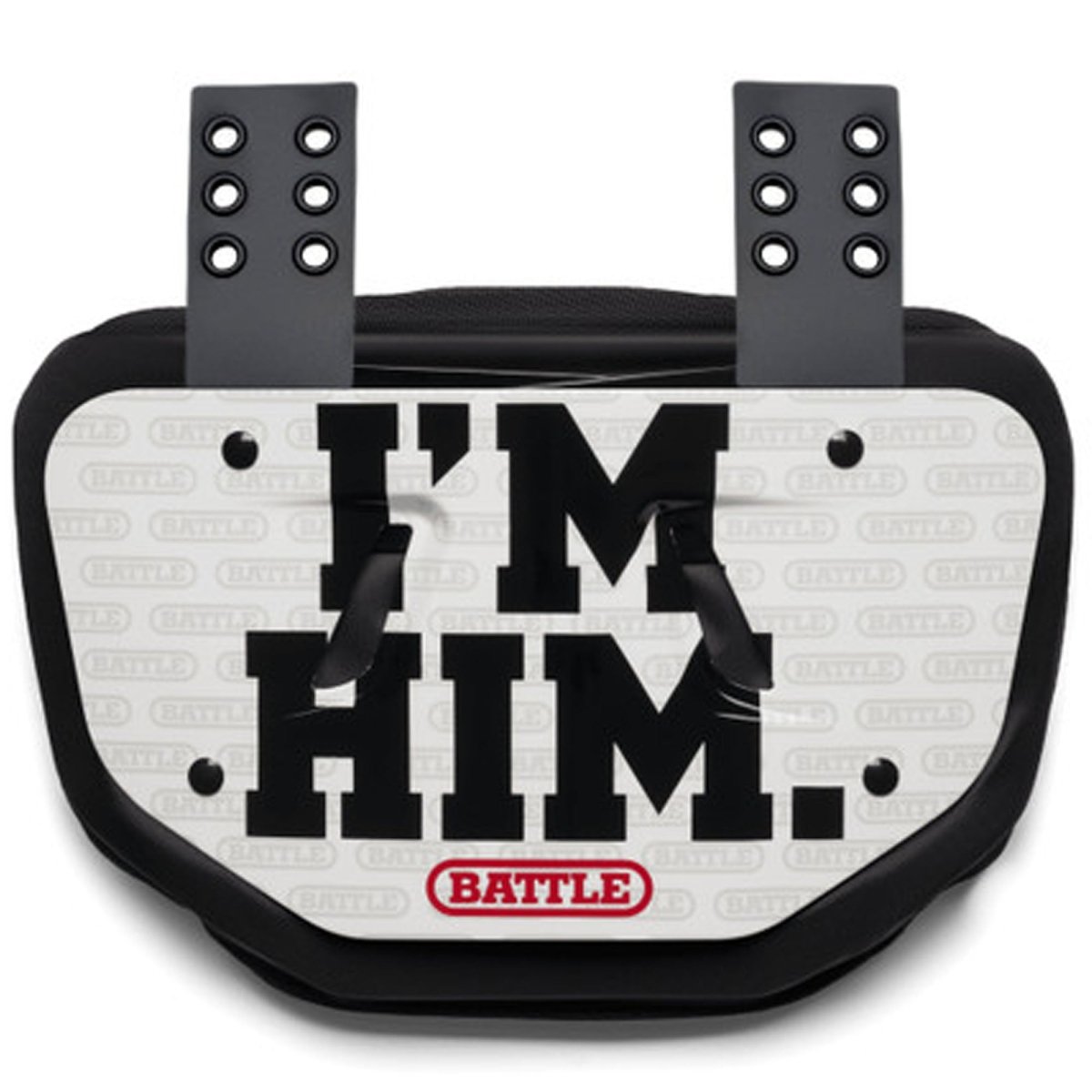 Battle Sports - "I'm HIM" Football Back Plate - Forza Sports