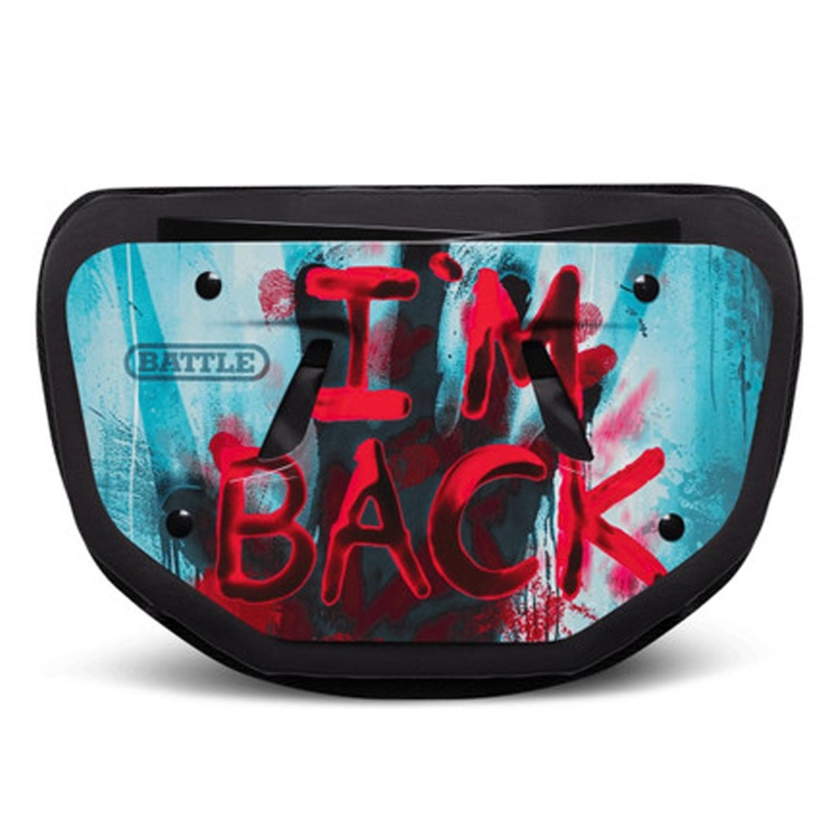 Battle Sports " I'M BACK " Football Backplate - Blue/Red - Forza Sports