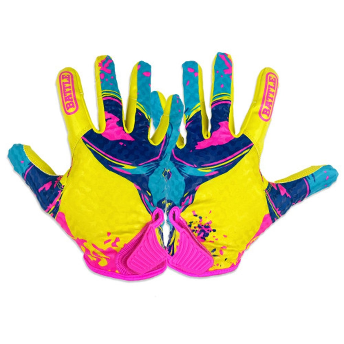 Battle Sports Adult "Alien" Chameleon Receiver Football Glove
