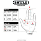 Battle Sports Youth "Call Your Mom" Doom Speed Receiver Football Gloves - Forza Sports