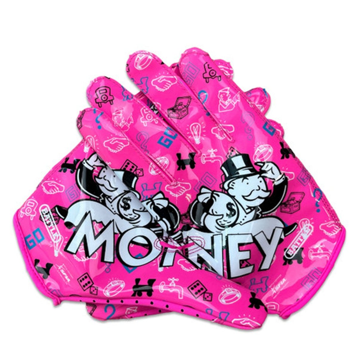 Battle Sports Adult "Money Man 3.0" Doom Speed Receiver Football Glove - Forza Sports