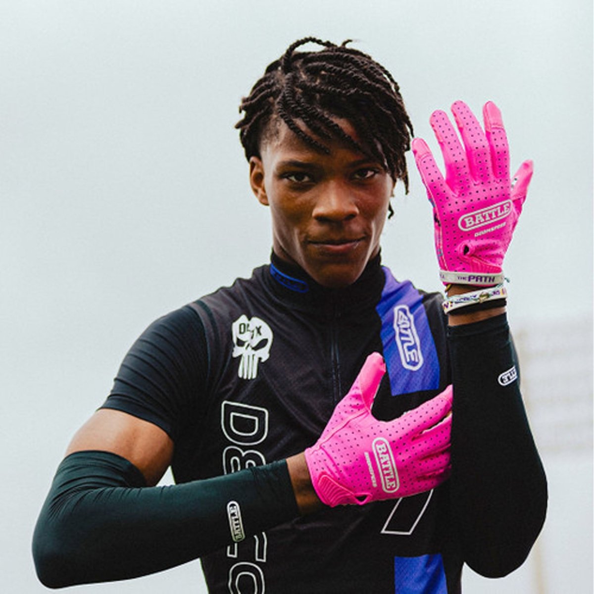 Battle Sports Adult "Money Man 3.0" Doom Speed Receiver Football Glove - Forza Sports