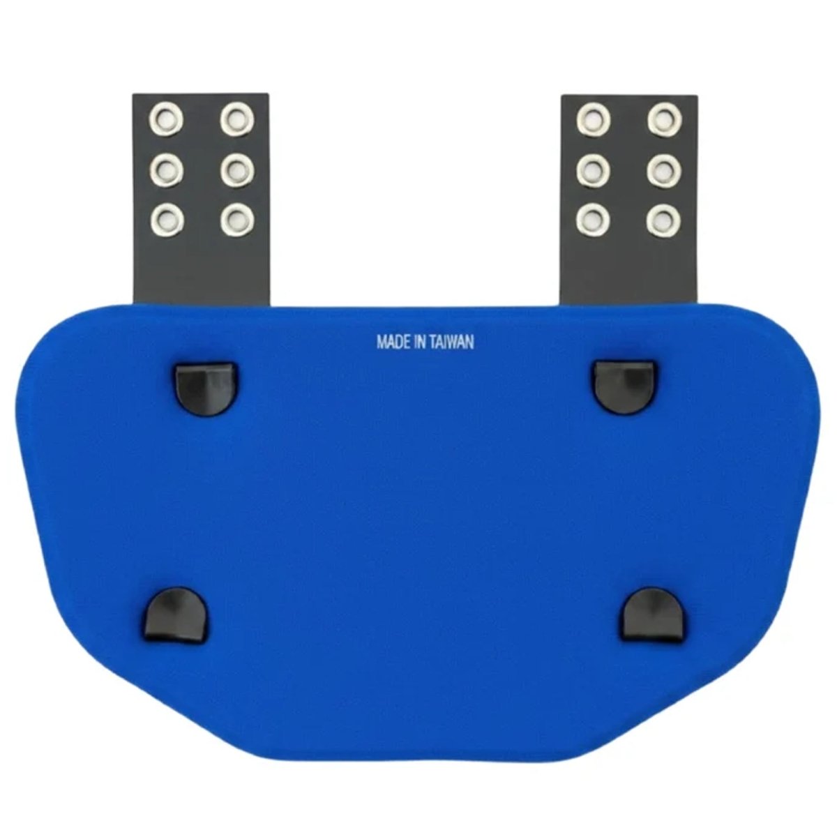 Battle Sports Adult "NY License Plate - B4TTL3" Back Plate, White/Royal - Forza Sports