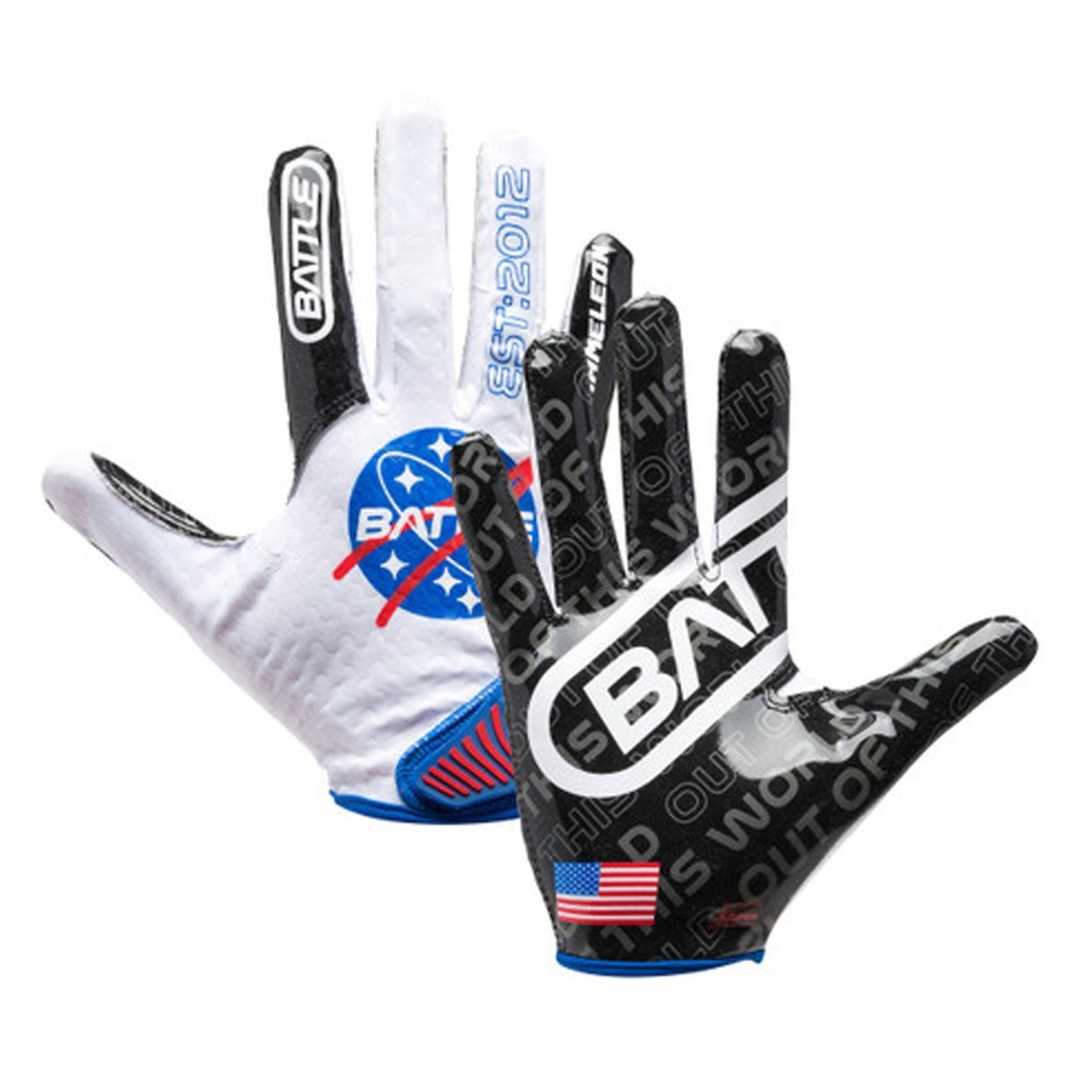 Battle Sports Youth "Space" Chameleon Receiver Football Glove - Forza Sports