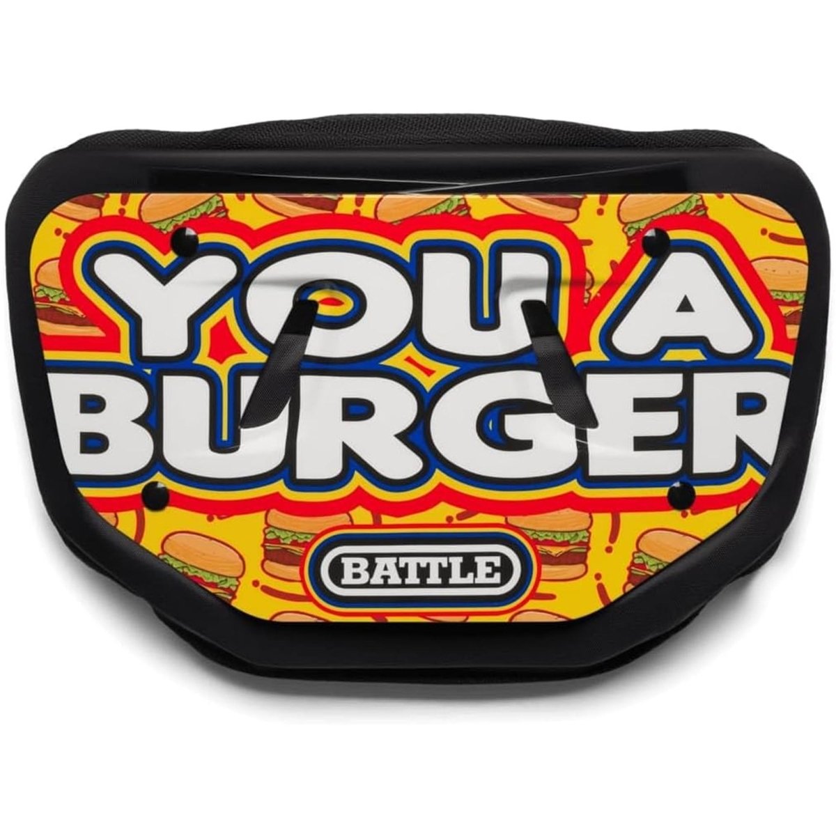 Battle Sports Adult "You a Burger" Back Plate - Forza Sports