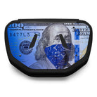 Battle Sports Adult "Blue Strips" Chrome Football Backplate - Forza Sports