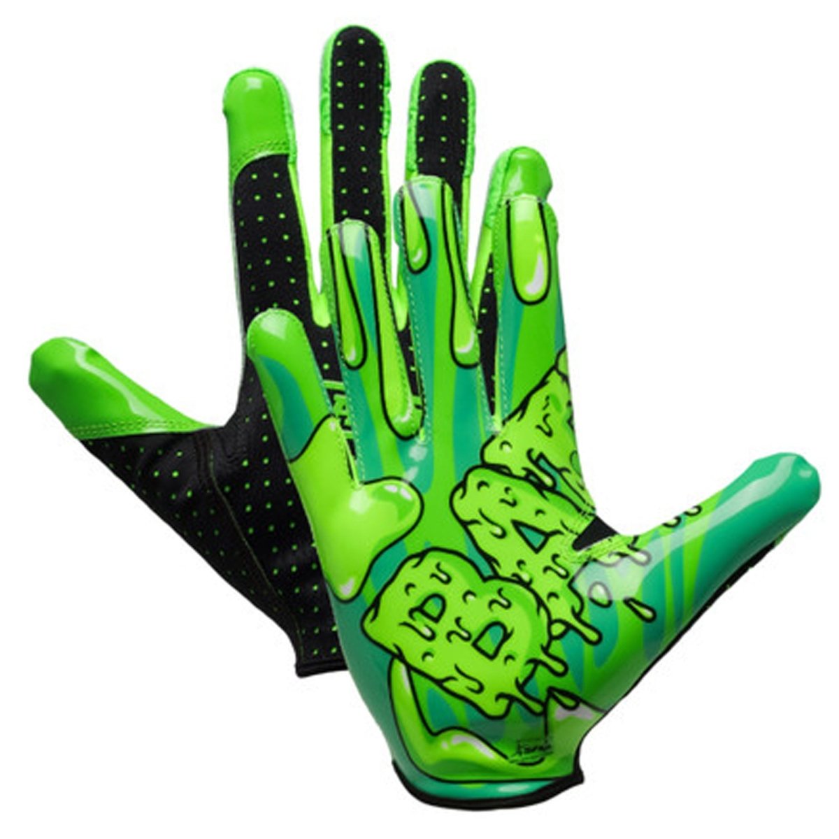 Battle Sports Adult "Slime" Doom Speed Receiver Football Glove - Forza Sports