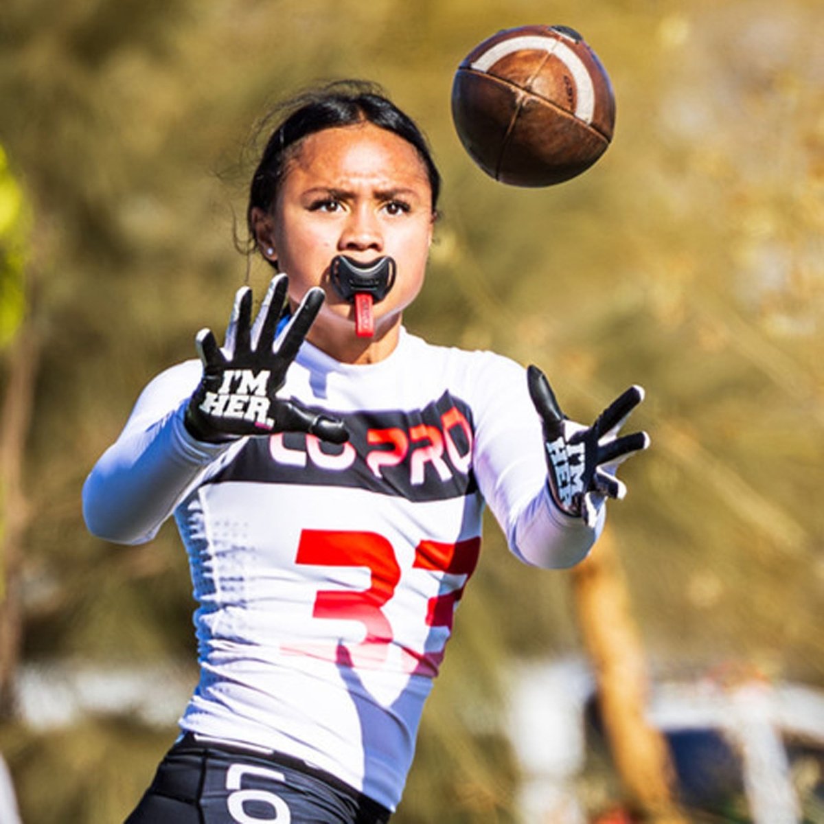 Battle Sports Adult Bella Glove "I'M HER" Female Receiver Football Glove - Forza Sports