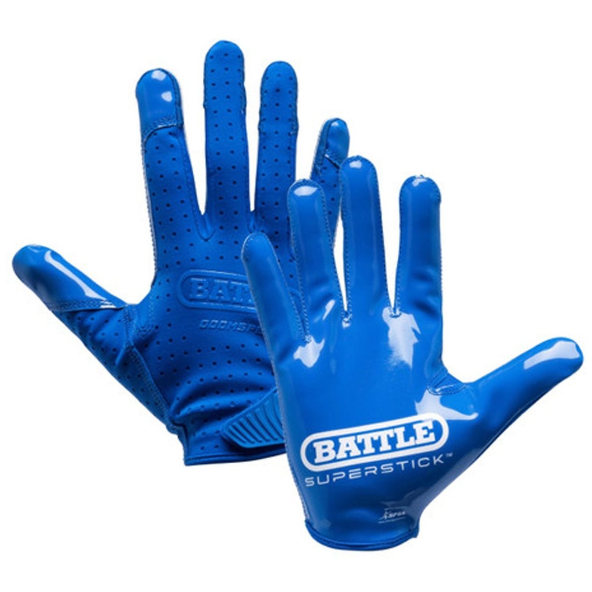 Battle Sports Adult Doom Speed Receiver Football Glove - Royal - Forza Sports