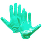 Battle Sports Adult Doom Speed Receiver Football Glove - Turquoise - Forza Sports