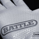 Battle Sports Adult Gauntlet Pro Receiver Football Glove - White/Black - Forza Sports