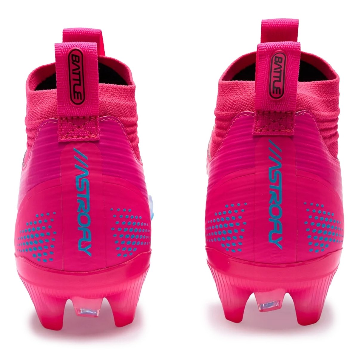 Battle Sports AstroFly Fade Football Cleats, Neon Pink/Laser Blue - Forza Sports