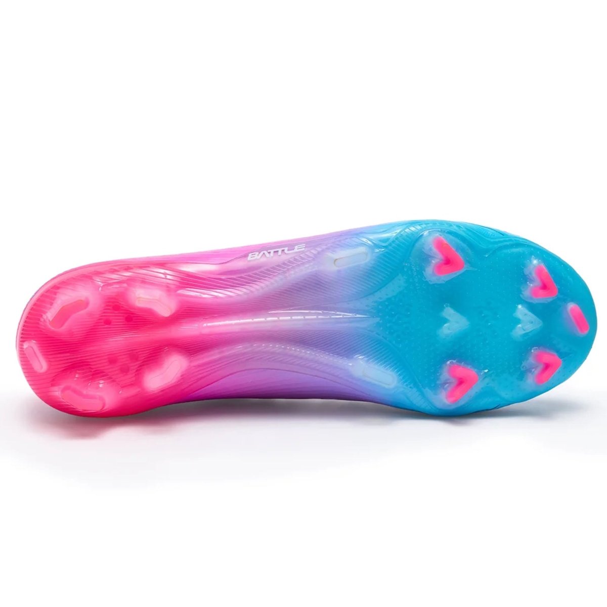 Battle Sports AstroFly Fade Football Cleats, Neon Pink/Laser Blue - Forza Sports