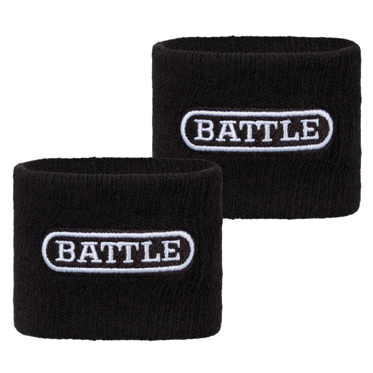 बैटल स्पोर्ट्स फुटबॉल रिस्ट बैंड 2.5 इंच - 2 का पैक - फोर्ज़ा स्पोर्ट्स