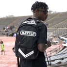 Battle Sports Vault Backpack - Black with Black Logo - Forza Sports