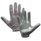 Battle Sports Youth Doom Speed Receiver Football Glove - Charcoal - Forza Sports