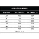 Hayabusa Pro Jiu-Jitsu Gi Belt - A0 - Brown - Forza Sports