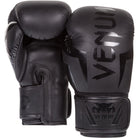 Venum Elite Hook and Loop Boxing Gloves - Matte Black - Forza Sports