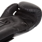 Venum Elite Hook and Loop Boxing Gloves - Matte Black - Forza Sports