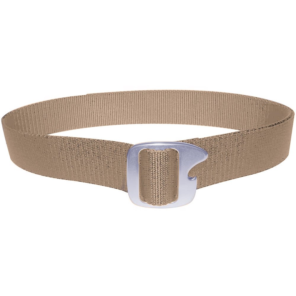 Bison Designs Tap Cap Gunmetal Buckle Bottle Opener Belt - Desert Sand - Forza Sports