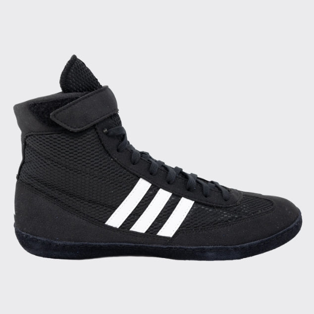 adidas Combat Speed 4 Wrestling Shoes Black/White / 8.5
