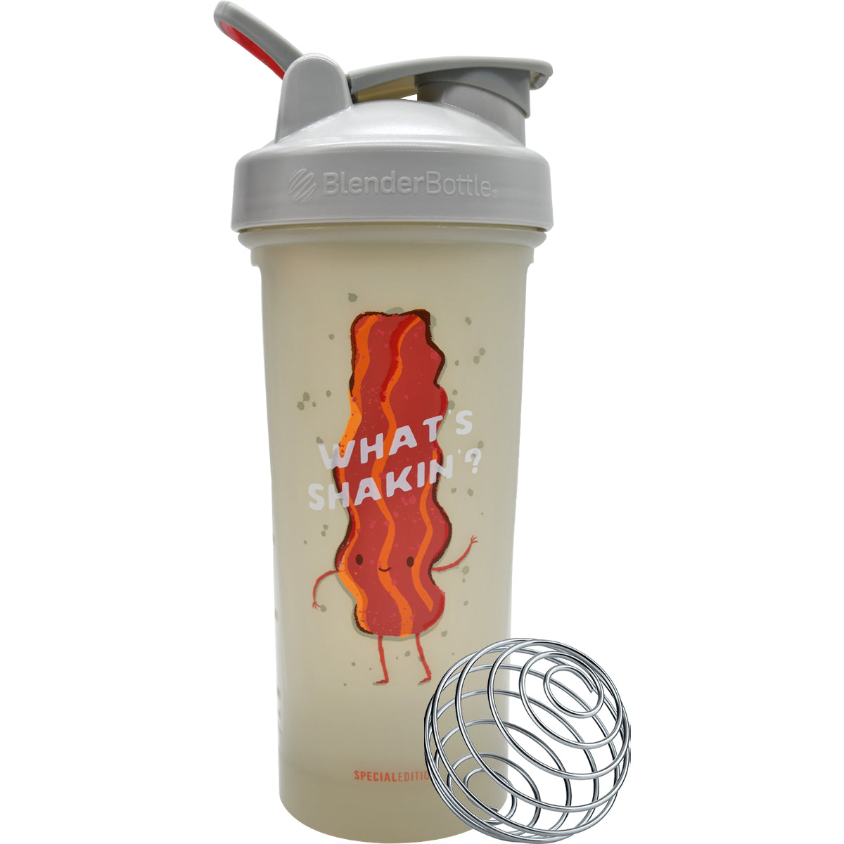 BlenderBottle 28oz What's Shakin' Bacon - Foodie Series Shaker