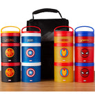 Whiskware Marvel Stackable Snack Pack Containers Whiskware