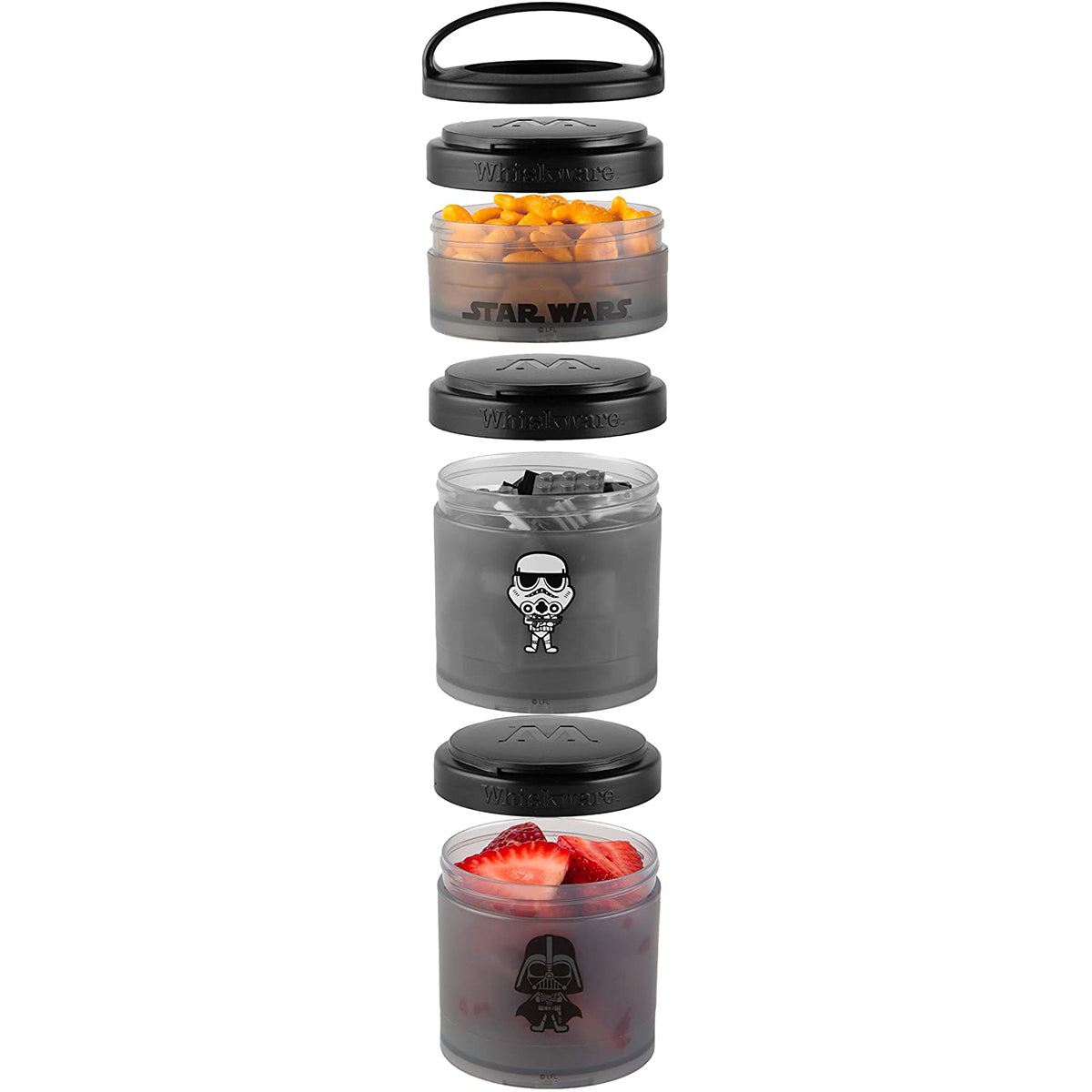 Whiskware Star Wars Stackable Snack Pack Containers - Mando