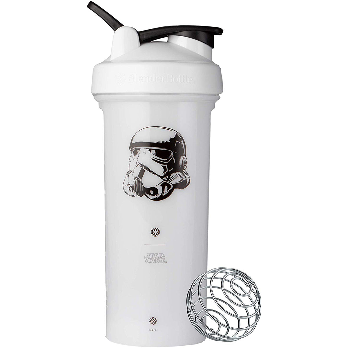 BlenderBottle Pro Series 28 Oz Smoke Gray Shaker Cup with Flip-Top