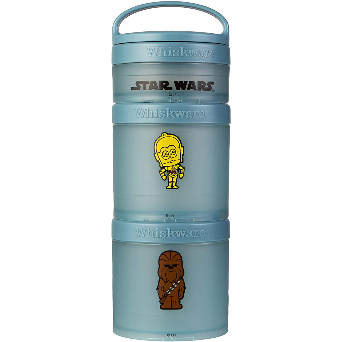 Whiskware Disney Stackable Snack Pack Containers - Belle & Chip