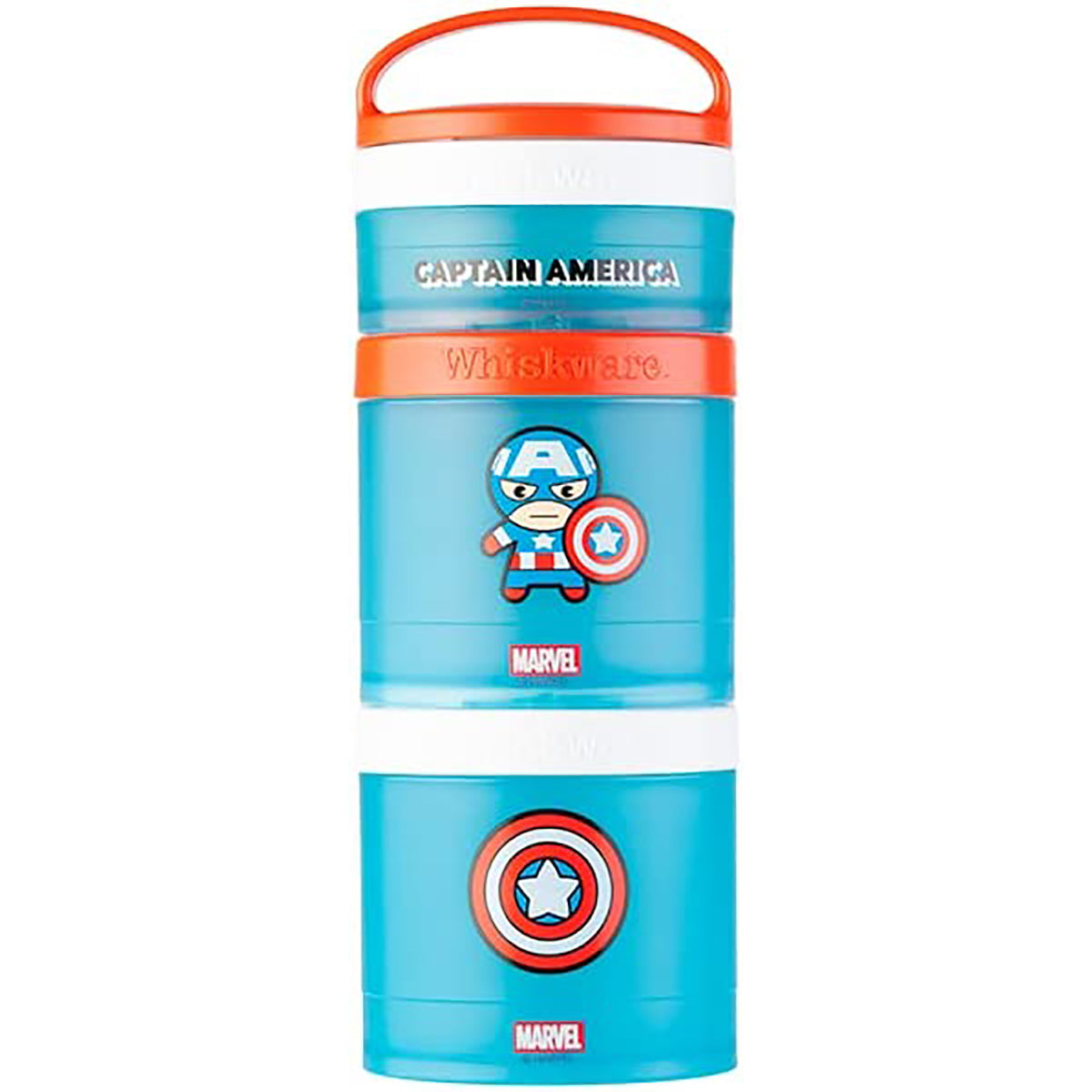 Marvel Black Panther Twist N' Lock Stackable Snack Packs Container,1pc