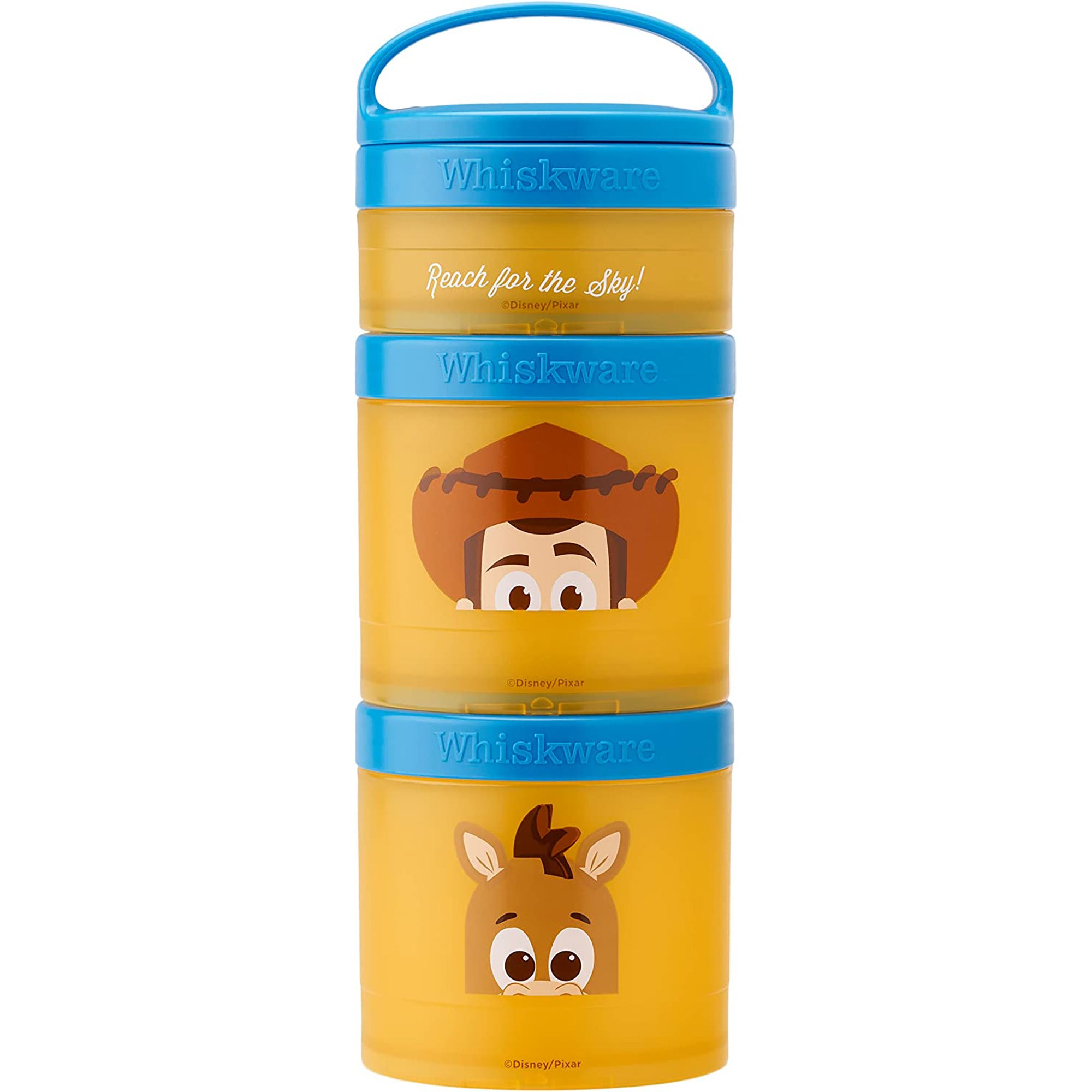 Whiskware Disney Stackable Snack Pack Containers - Mickey & Pluto