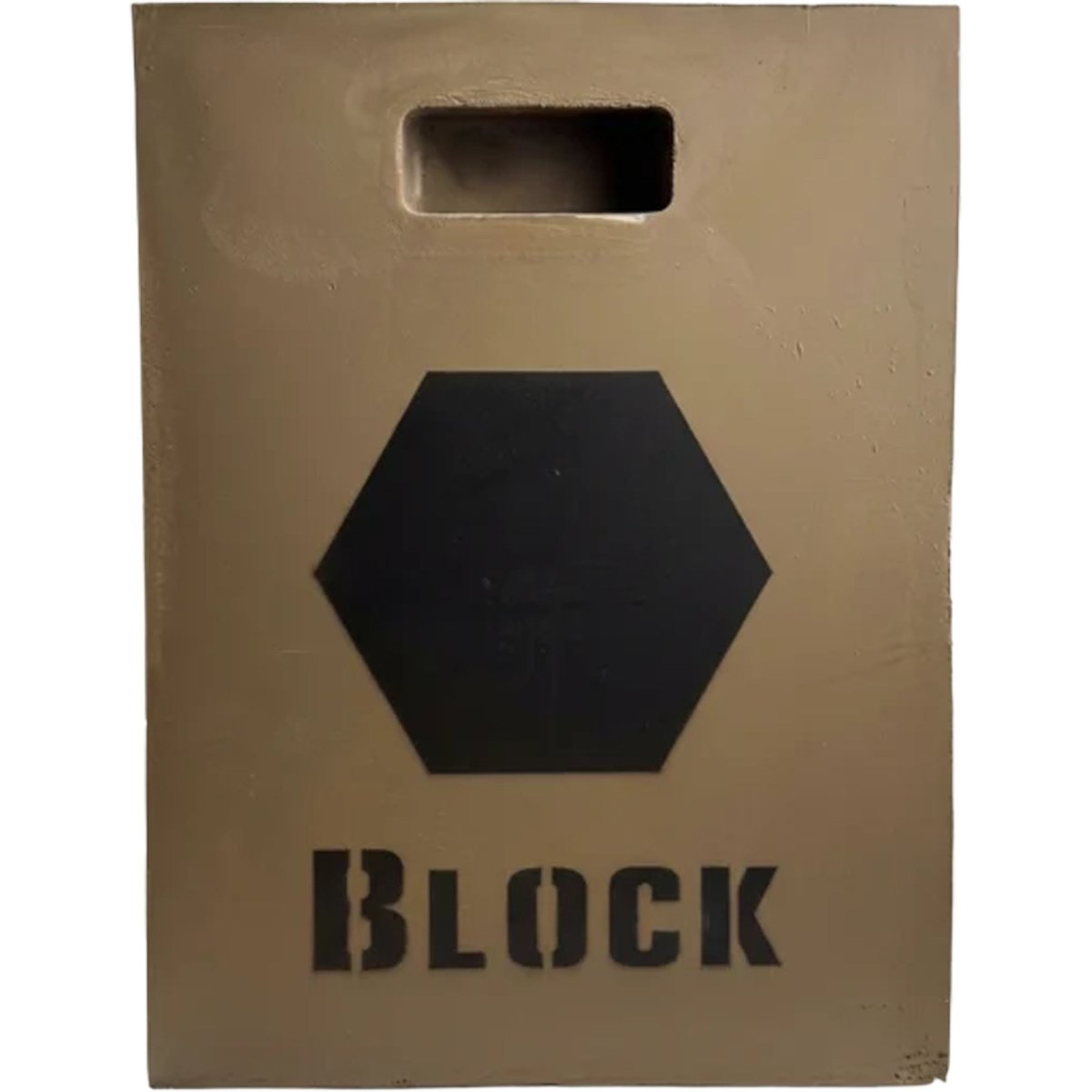 Block Targets Block 6 x 6 XD 6-Sided Foam Archery Target, 16"x16"x12" , Tan - Forza Sports