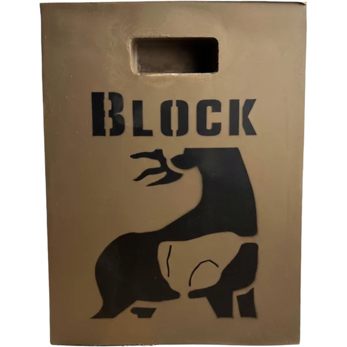 Block Targets Block 6 x 6 XD 6-Sided Foam Archery Target, 16"x16"x12" , Tan - Forza Sports