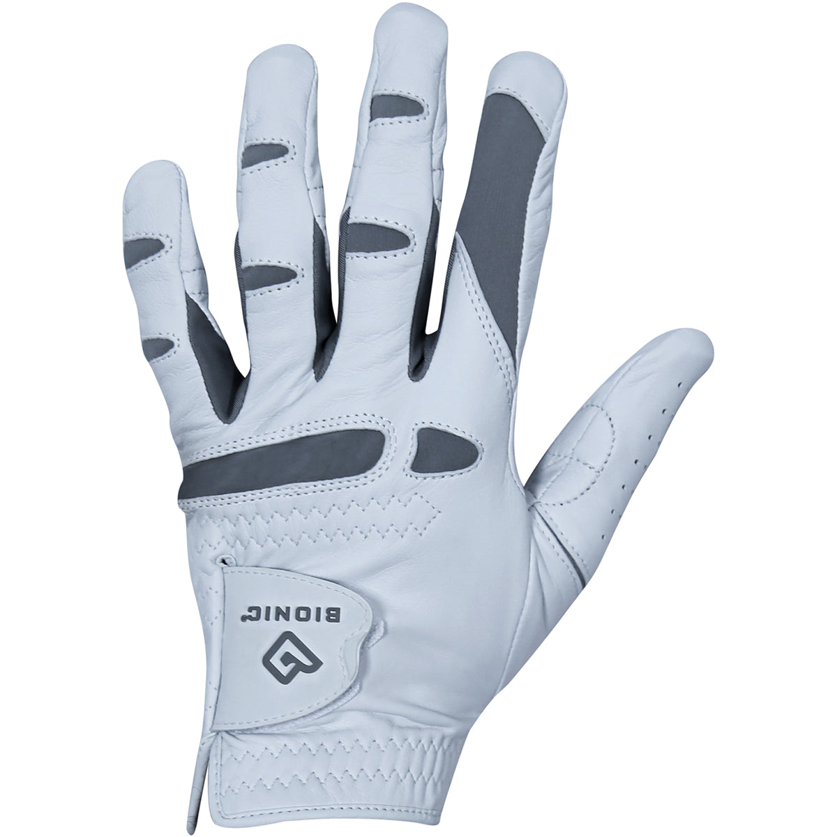 Bionic Men's Left Hand Performance Grip Pro Golf Glove - White Bionic