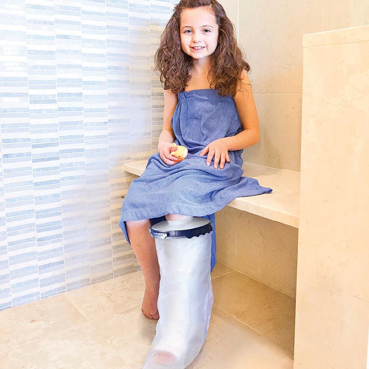 Seal-Tight Original Pediatric Waterproof Leg Cast and Bandage Protector for Kids - Forza Sports