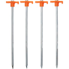 Coghlan's 10" Heavy Duty Nail Pegs (4 Pack), Plated Steel Stake, Ideal for Tents Coghlan's