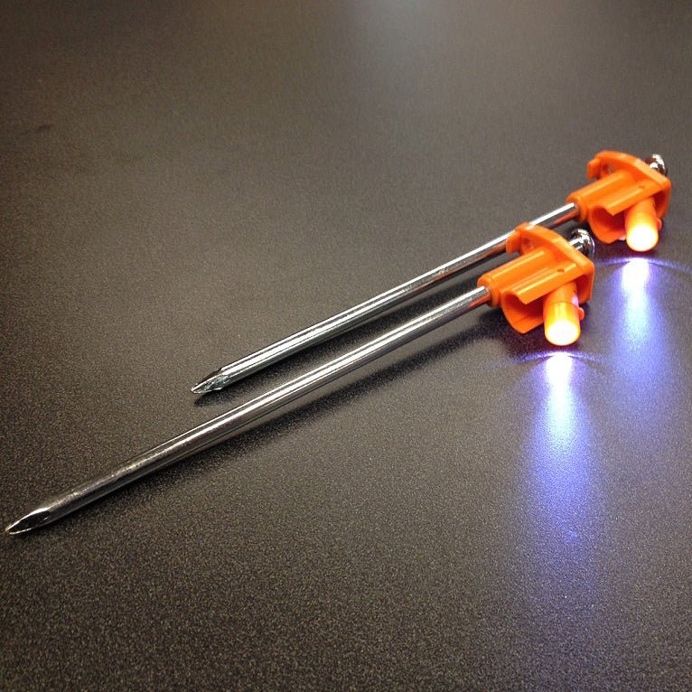 Coghlan's 10 in. Heavy Duty Tent Pegs with LED - Forza Sports