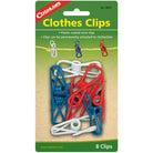Coghlan's Clothes Clips (8 Pack), Plastic Coated Wire Clothesline Spring Clip - Forza Sports