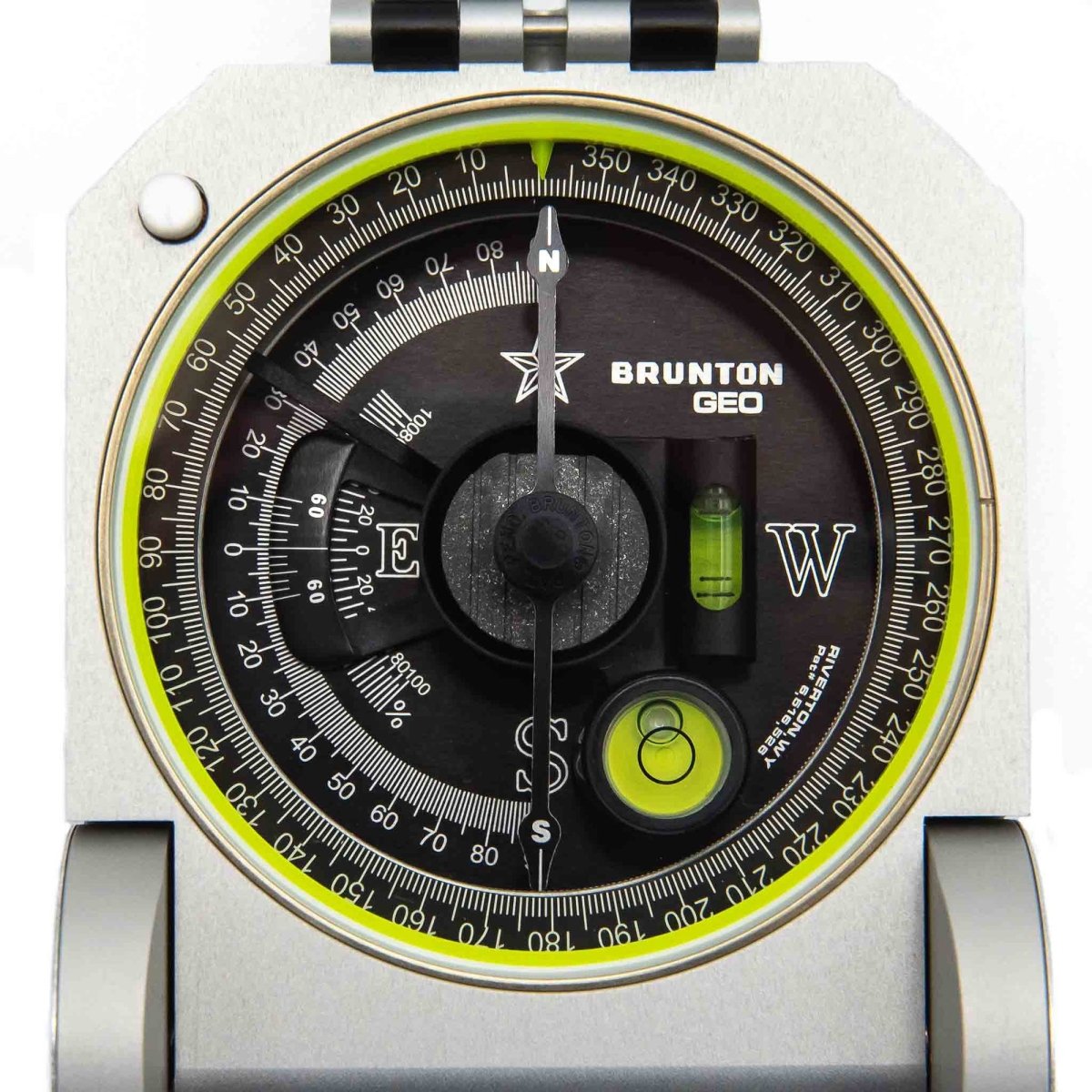 Brunton Pocket Geo Transit Compass - Azimuth (0 - 360) - Forza Sports