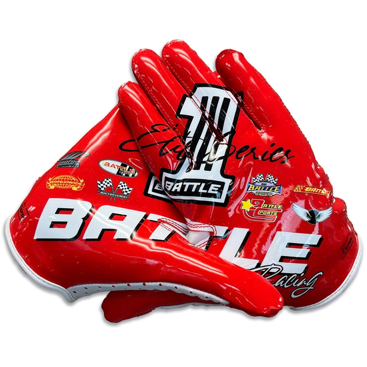 Battle Sports"Racing"Speed Football Receiver Gloves - Forza Sports